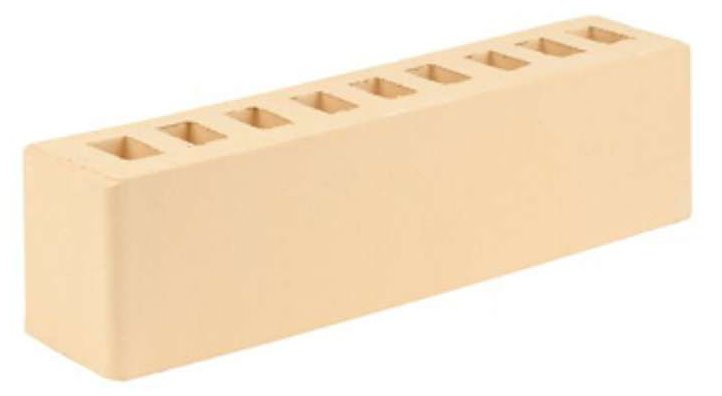 Кирпич солома половинка жкз 0.5 nf 250х65х65