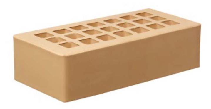 Кирпич медовый жкз 250х120х65
